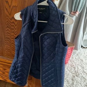 Navy blue barely worn Marc New York vest